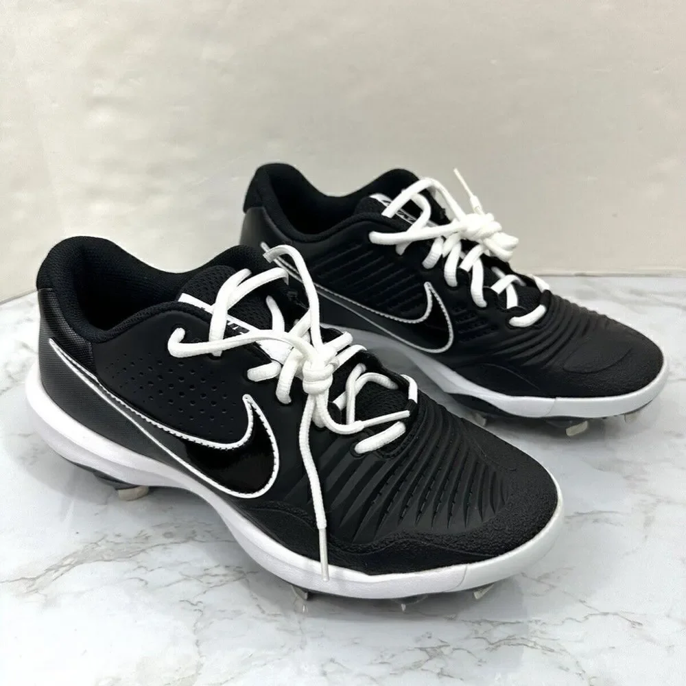 Men's Nike Alpha Huarache‎ 3 Varsity Low Baseball Cleats Black CT0829-003, 7.5